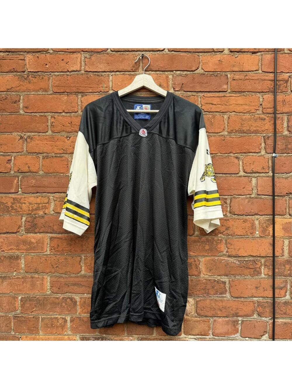 Vintage Hamilton tiger cats CFL starter jersey 90s L